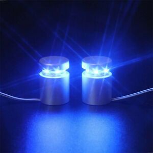 2PCS BLUE LED Sign Holder Stand off Acrylic LED Panel Spacer Standoff Locator