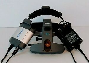 Keeler All Pupil II 1202-p-6210 Ophthalmoscope &amp; Power Supply