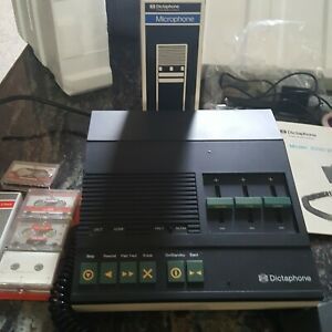 Dictaphone 3350 Micro Cassette Transcriber Tapes Microphone Instruction Manual