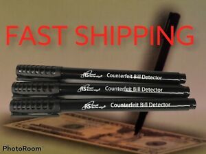 3 Pack Counterfeit Money Detector Pen Marker Fake Dollar Bill Currency Check NEW