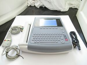 GE MAC 1600 ELECTROCARDIOGRAPH ECG/EKG 12 CHANNEL LEAD CARDIO PRINTER MACHINE UK