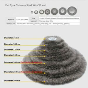 Grinder Wire Wheel Brush 3&#039;&#039;-12&#034; 1pc Equipment Stainless Steel Practical