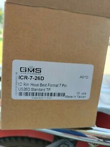 GMS Rim Cylinder ICR-7 Housing for Small Format 7 pin cores. 26D box of 10