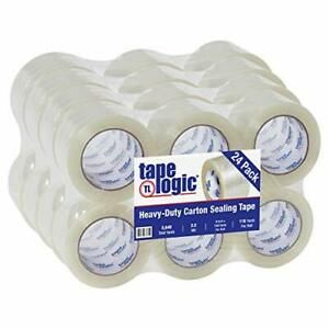 Tape Logic 3 Inch x 110 Yards Clear Hot Melt Packing Tape 2.2 Mil Thick Pack ...