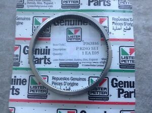 Genuine Lister Petter AC1 Series 2 Standard Size Piston Ring Set 363846