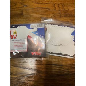 WHITE Y-Tex YTAG Cow size 1 piece ear tag blank (50Tags)