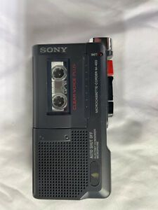 Sony M-450 Microcassette Handheld Voice Recorder&amp;Tape TESTED WORKS FREE SHIPPING