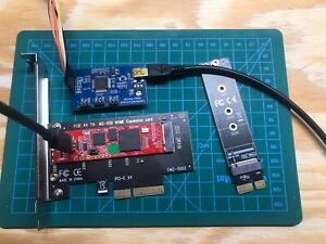 LAMBDACONCEPT XILINX ARTIX 7 DMA PCI SCREAMER M.2 USB-C (R04) &amp; JTAG PCILEECH