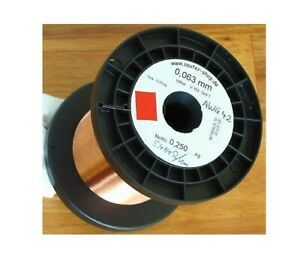 0,063mm - AWG42  Kupferlackdraht Wickeldraht Kupferdraht (250Gr) pickup draht