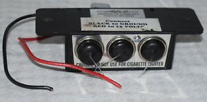 ABLE 2 Outlet 12V 3 Port Adapter Plug In Car Truck Boat Cigarette  power supply
