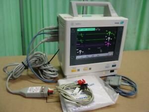 Philips Agilent M3  Color Transport Patient Monitor + M3000A EKG SpO2 NIBP