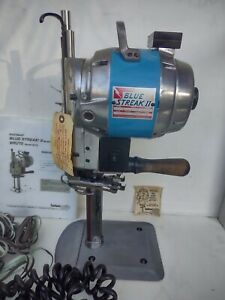 Eastman Blue Streak II Model 629X Dual Speed Straight Cutter manual blades sharp