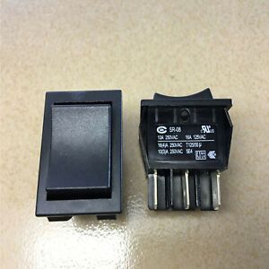 SR-08 High Power Merchant Power Rocker Switch 3 Positions T125/55 Power Switch M