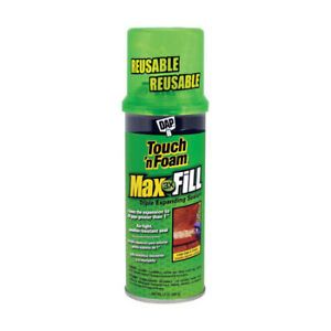 CONVENIENCE 7565000043 Insulation Spray Foam Sealant, 12 oz, Aerosol Can, Tan