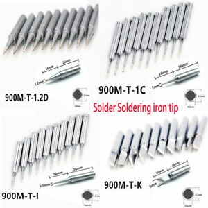 900M-T-1 2C B D K I  Solder Iron Tips For 936 937 Soldering Rework Station 10PCS