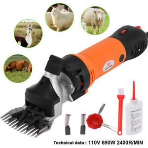690W Electric Sheep Shearing Shears Farm Alpaca Goats Clipper Farm Machine Kit U