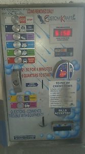 Car Wash Equipment Coin box with bill acceptor and credit card.  Complete box