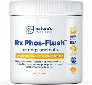 Rx Phos-Flush Phosphate Binder Dog &amp; Cat Kidney Support  NEW