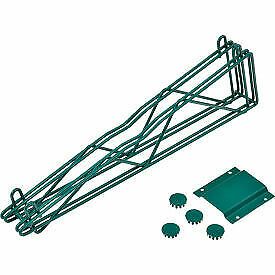 Nexel Poly-Green Double Arm Fixed Wall Bracket, 21&#034; DAB21G  - 1 Each