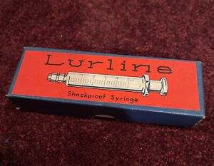 Vintage Lurline Shockproof Syringe MINT In Original Box 5 ml NEW UNUSED!!