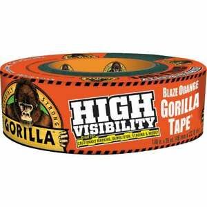 Gorilla 1.88 In. x 35 Yd. Heavy-Duty Duct Tape, High Visibility Orange 6004002