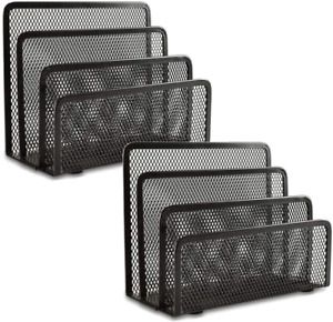 Desk Mail Organizer, Easepres 2 Pack Office Small Letter Sorter Desktop File Org