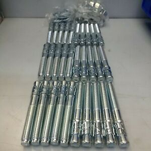 Qty. 30 - 3/4-10 x 6-1/4&#034; Concrete Wedge Anchor, Zinc Plated, Powers
