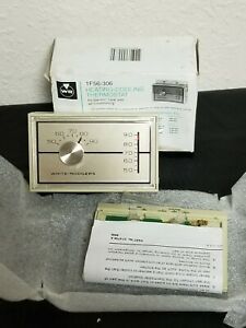 NEW! WHITE RODGERS HEATING COOLING THERMOSTAT GAS OIL ELECTRIC HEAT 1F56-306