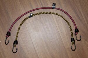 Two 18 Inch Long Bungee Cords