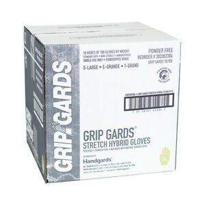 GRIP GARDS 303363304 Gloves Clear Stretch Extra Large, PK1000