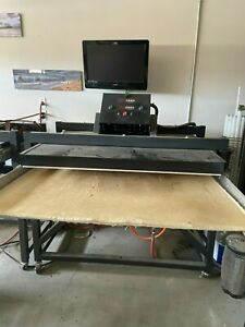 Pneumatic Dye Sublimation Heat Transfer Press for metal prints, coasters, etc