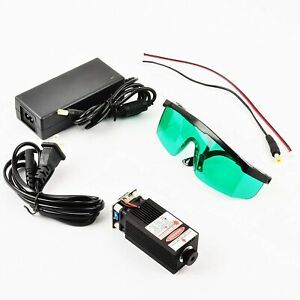 Blue Laser Module 450nm4W Focusable for 3D Printer/CNC Engraving/Laser Engraving