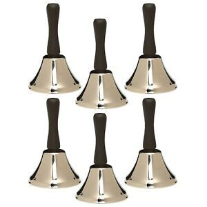 Ashley STEEL HAND BELL PACK OF 6 ASH10050-6