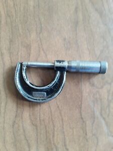 1897-1905 early Vintage J.T.Slocomb Co. Providence R.I. outside micrometer 0-1&#034;