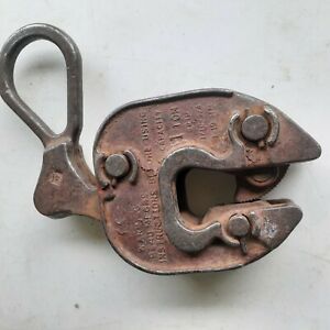 VINTAGE CAMPBELL 1 TON PLATE CLAMP GRIP PERFECT WORKING CONDITION