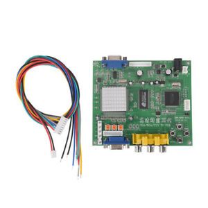 Arcade Game RGB/CGA/EGA/YUV to VGA HD Video Converter Board HD9800/GBS8200 G3Efi