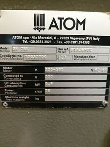 ATOM SE25L USED Clicker Press with Turning Arm