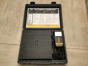 CPS (CC220) &#034;Compute-A-Charge&#034; Refrigerant Charging Scale+Travel Case 