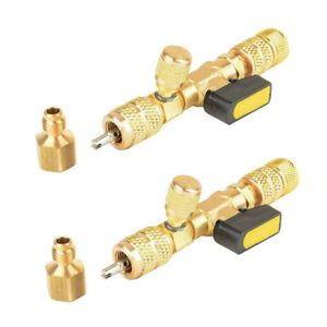 2pcs Valve Core Remover Installer Replacement 1/4&#034; 5/16&#034; Interface 18cm