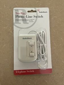 RadioShack Two Way Telephone Line Switch - Phone - NEW