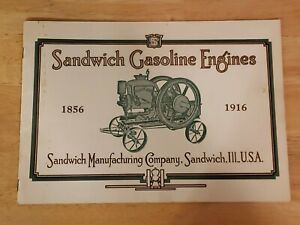Sandwich Gasoline Engine Catalo 1856 1916