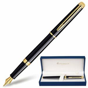 Pen Gift Pen Waterman Hemisphere Mars Black Gt Black Lacquer Plated S0920610 ...