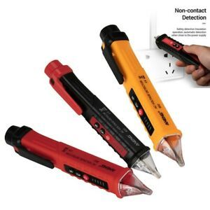Detector Electrical Tester Pen Non-Contact Sound/Light White Tool Durable