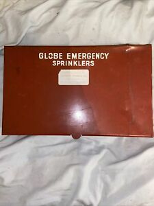 Globe Emergency Sprinklers Service Repair And Maintenance Parts Box Vintage