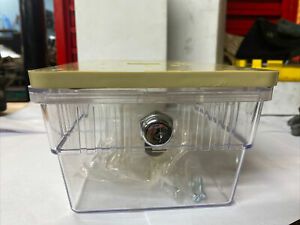 NEW!!! White Rodgers Emerson F29-0198 Universal Locking Thermostat Guard, Clear