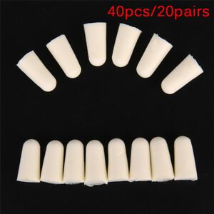 40Pcs/20Pairs Soft Foam Earplug Protector Travel Sleep Noise Reducer Ear PluO_n8