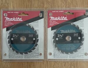 Makita 3 3/8 Saw Blade 20T. 2 Blades Unopened.