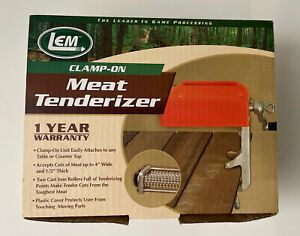 NEW Lem Clamp On Cast Iron Meat Tenderizer Game Processing Machine