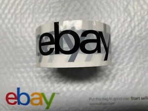 ebay Branded Packaging Shipping Tape Ebay 1Roll Black Letters