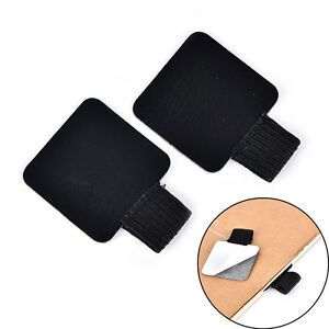 Self-adhesive PU Leather Pen Holder Clip Pen Traveler Notebook Diary Fitti gn Ub